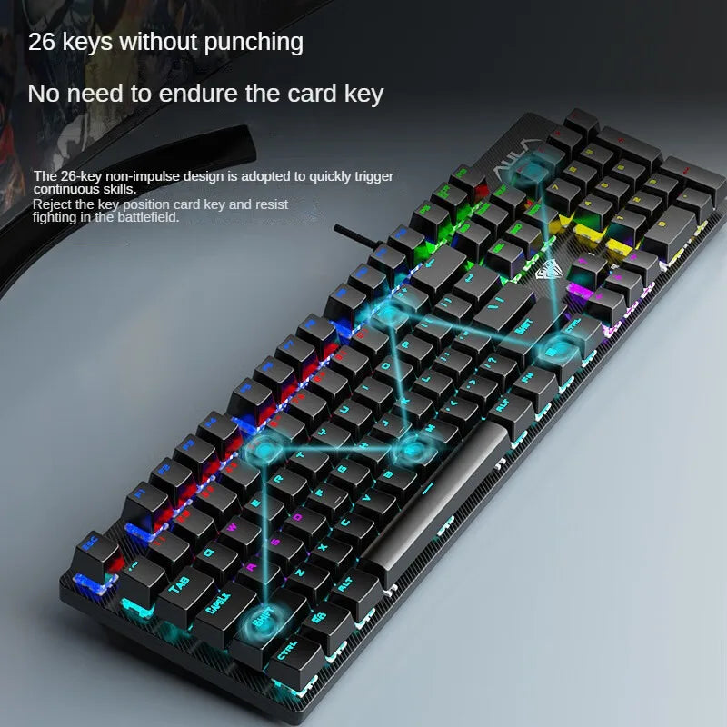 AULA S2022 – TECLADO MECÂNICO GAMER COM ALTO DESEMPENHO